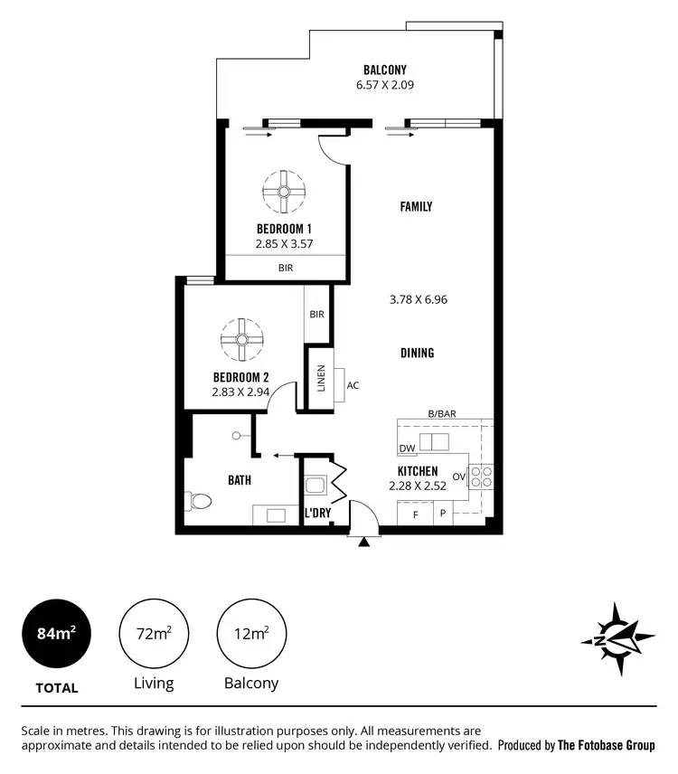 Floorplan of Homely house listing, 207/2 Post Parade, St Clair SA 5011