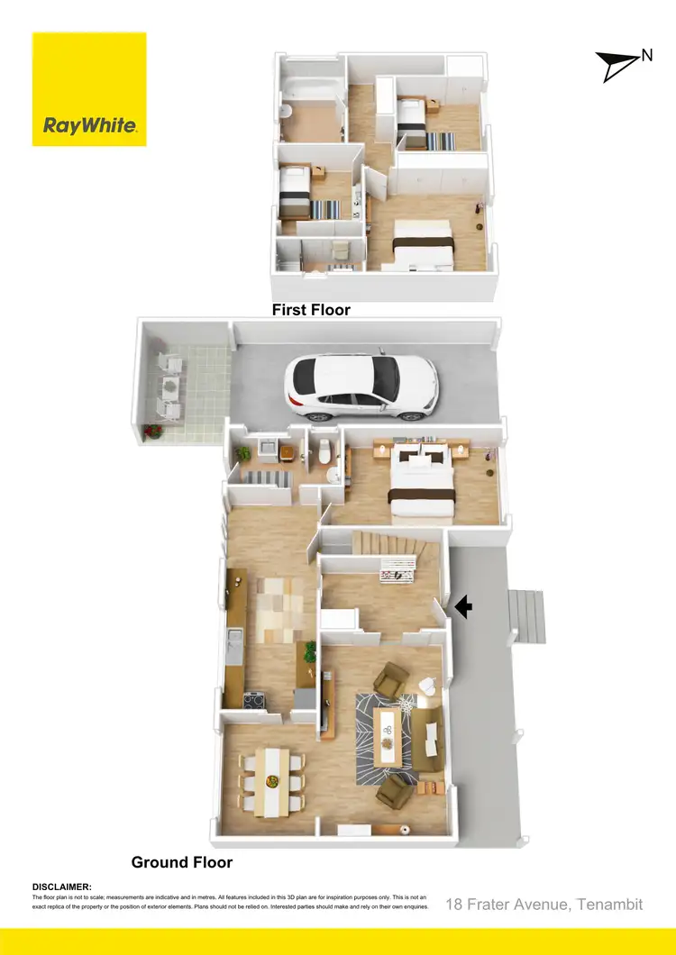 Floorplan of Homely house listing, 18 Frater Avenue, Tenambit NSW 2323