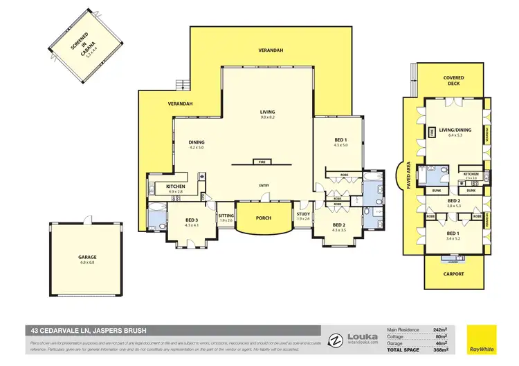 Floorplan of Homely rural property listing, 43 Cedarvale Lane, Berry NSW 2535