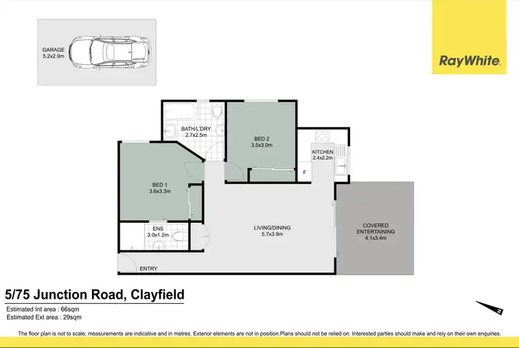 Floorplan of Homely unit listing, 5/75 Junction Road, Clayfield QLD 4011