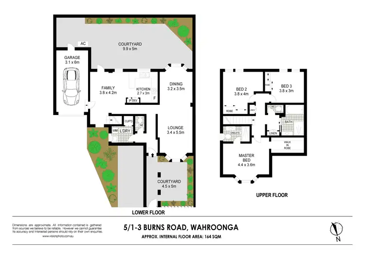 Floorplan of Homely townhouse listing, 5/1-3 Burns Road, Wahroonga NSW 2076