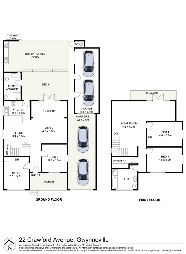 Floorplan of Homely house listing, 22 Crawford Avenue, Gwynneville NSW 2500