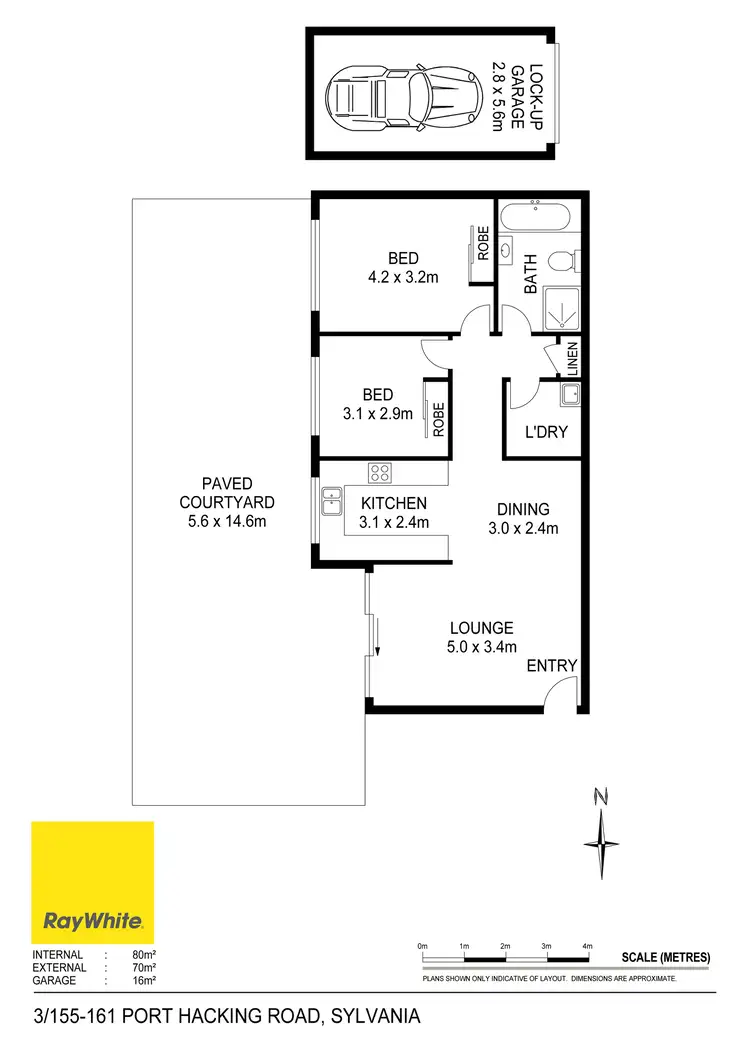 Floorplan of Homely apartment listing, 3/155-161 Port Hacking Road, Sylvania NSW 2224
