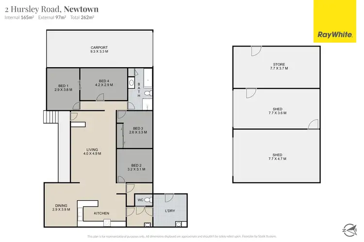 Floorplan of Homely house listing, 2 Hursley Road, Newtown QLD 4350