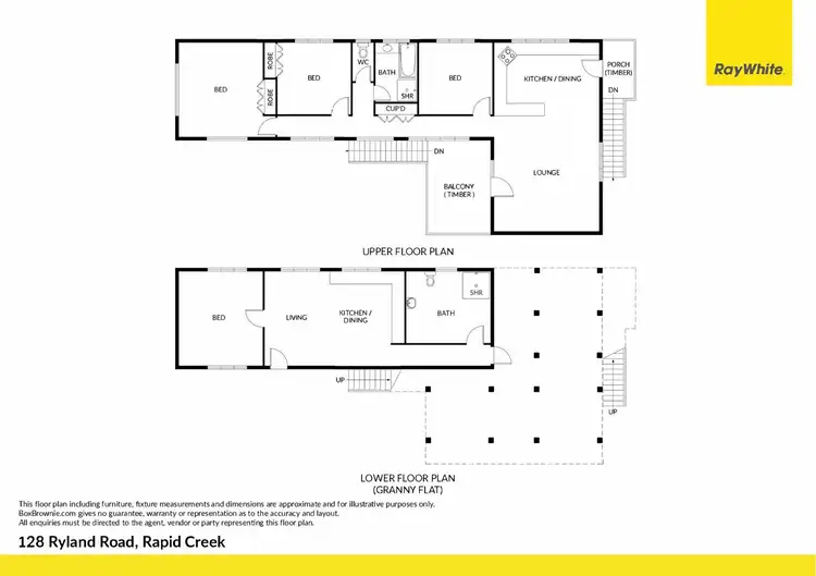 Floorplan of Homely house listing, 128 Ryland Road, Rapid Creek NT 810