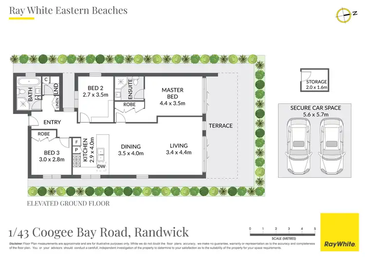 Floorplan of Homely apartment listing, 1/43 Coogee Bay Road, Randwick NSW 2031