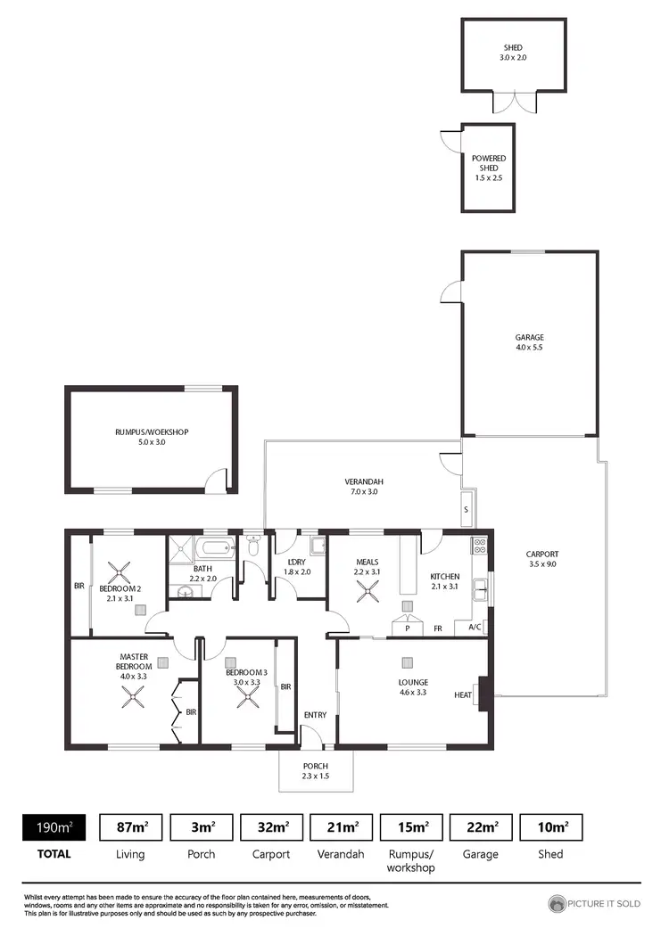 Floorplan of Homely house listing, 10 Veronica Street, Kidman Park SA 5025