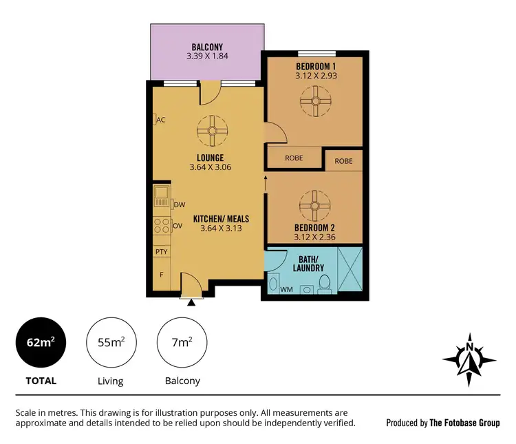 Floorplan of Homely apartment listing, 305/22 Ifould Street, Adelaide SA 5000