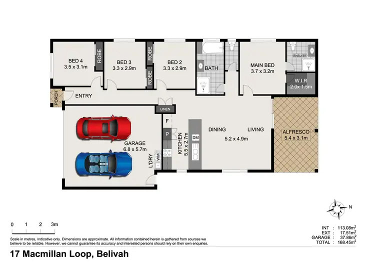 Floorplan of Homely house listing, 17 Macmillan Loop, Belivah QLD 4207