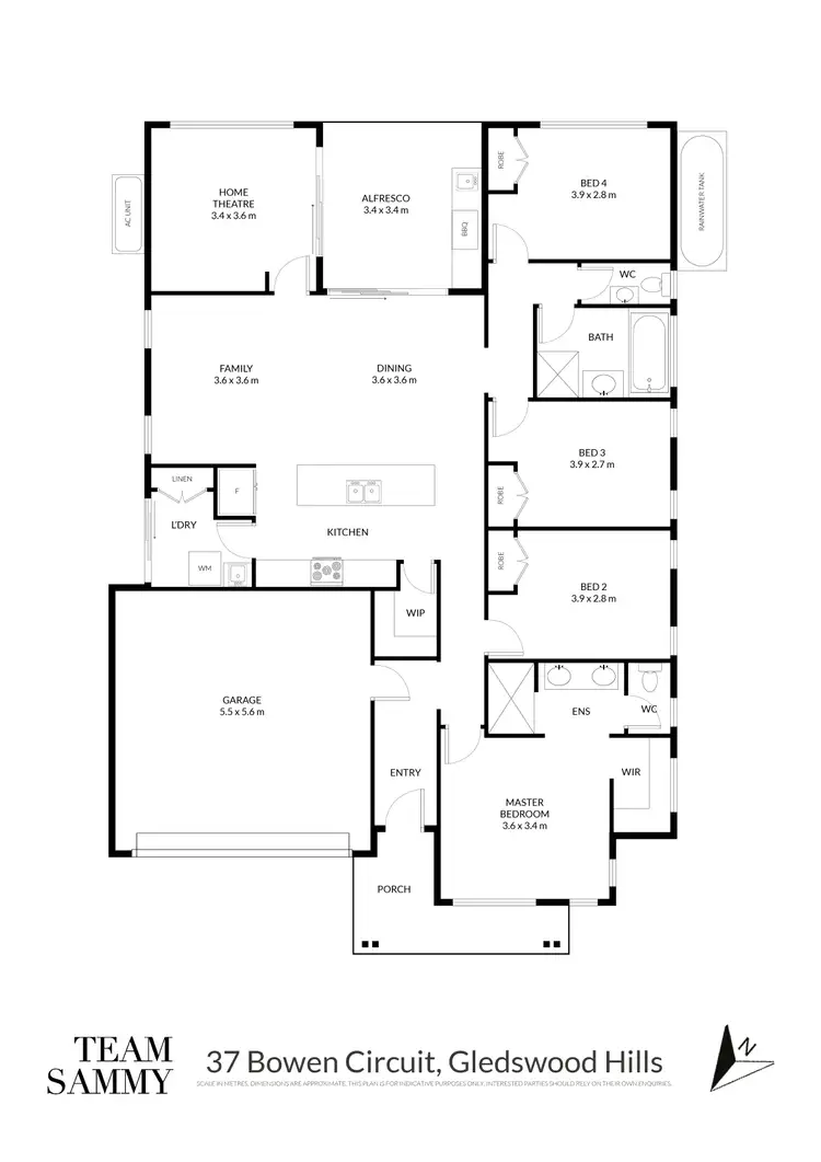 Floorplan of Homely house listing, 37 Bowen Circuit, Gledswood Hills NSW 2557