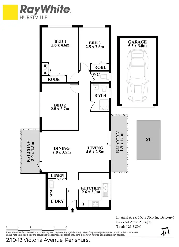 Floorplan of Homely apartment listing, 2/10-12 Victoria Avenue, Penshurst NSW 2222