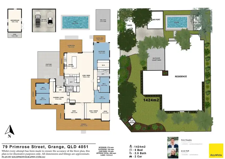 Floorplan of Homely house listing, 79 Primrose Street, Grange QLD 4051