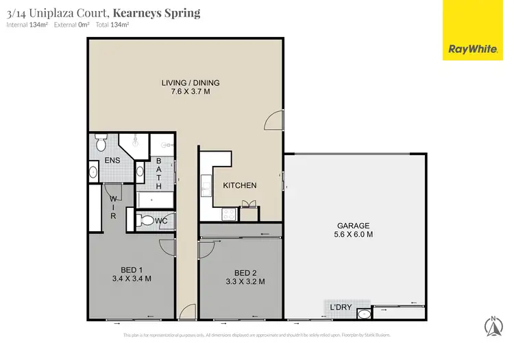 Floorplan of Homely unit listing, 3/14 Uniplaza Court, Kearneys Spring QLD 4350
