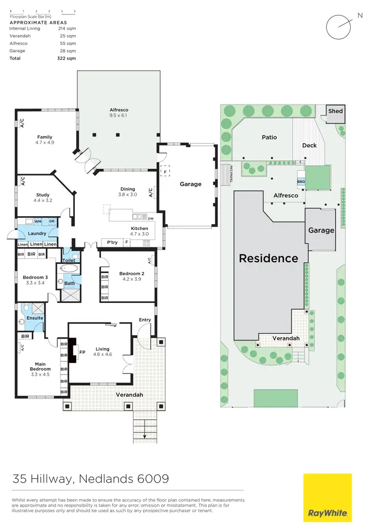 Floorplan of Homely house listing, 35 Hillway, Nedlands WA 6009