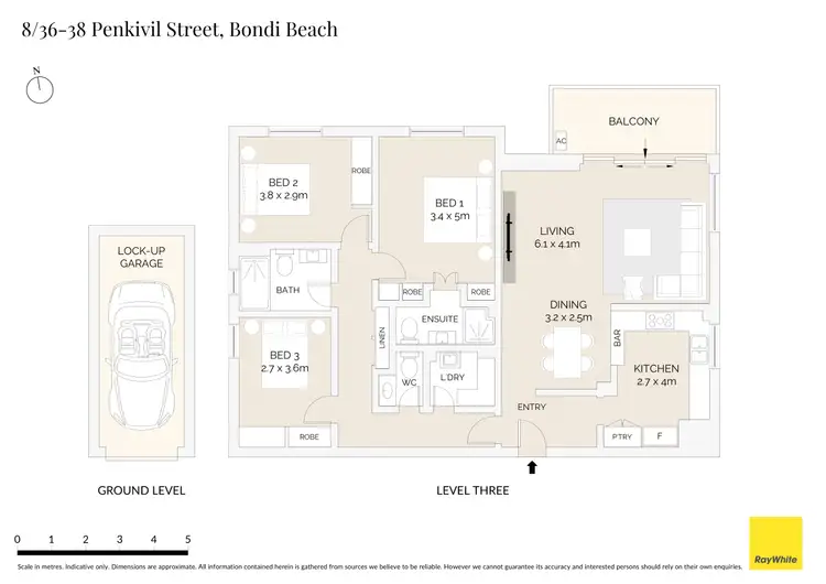 Floorplan of Homely apartment listing, 8/36-38 Penkivil Street, Bondi NSW 2026