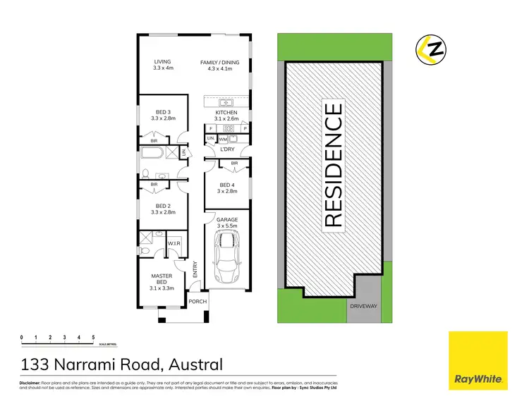 Floorplan of Homely house listing, 133 Narrami Road, Austral NSW 2179