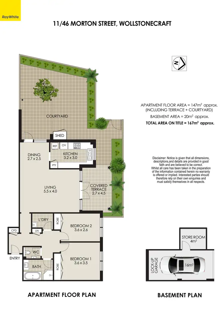 Floorplan of Homely apartment listing, 11/46 Morton Street, Wollstonecraft NSW 2065