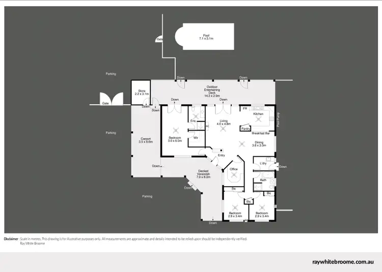 Floorplan of Homely house listing, 121 Sanderling Drive, Djugun WA 6725