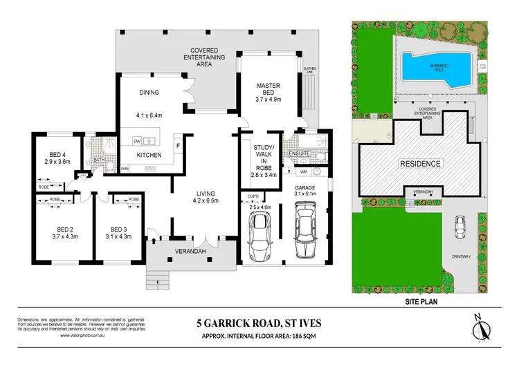 Floorplan of Homely house listing, 5 Garrick Road, St Ives NSW 2075
