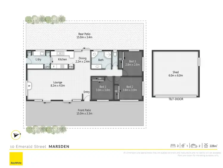 Floorplan of Homely house listing, 10 Emerald Street, Marsden QLD 4132