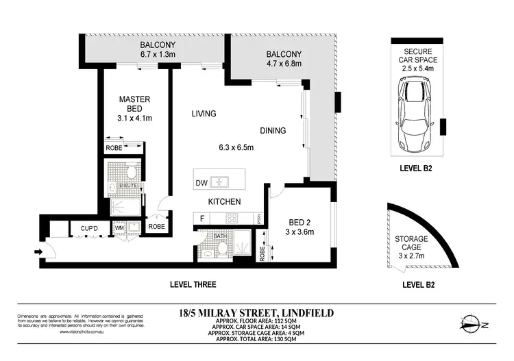 Floorplan of Homely apartment listing, 18/5 Milray Street, Lindfield NSW 2070