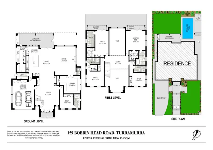 Floorplan of Homely house listing, 159 Bobbin Head Road, Turramurra NSW 2074