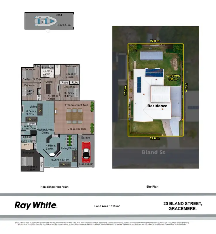 Floorplan of Homely house listing, 20 Bland Street, Gracemere QLD 4702