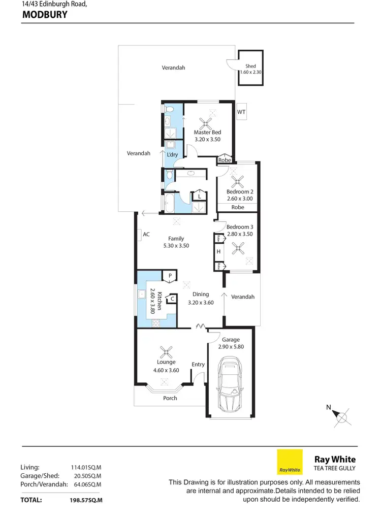 Floorplan of Homely other listing, 14/43 Edinburgh Road, Modbury SA 5092