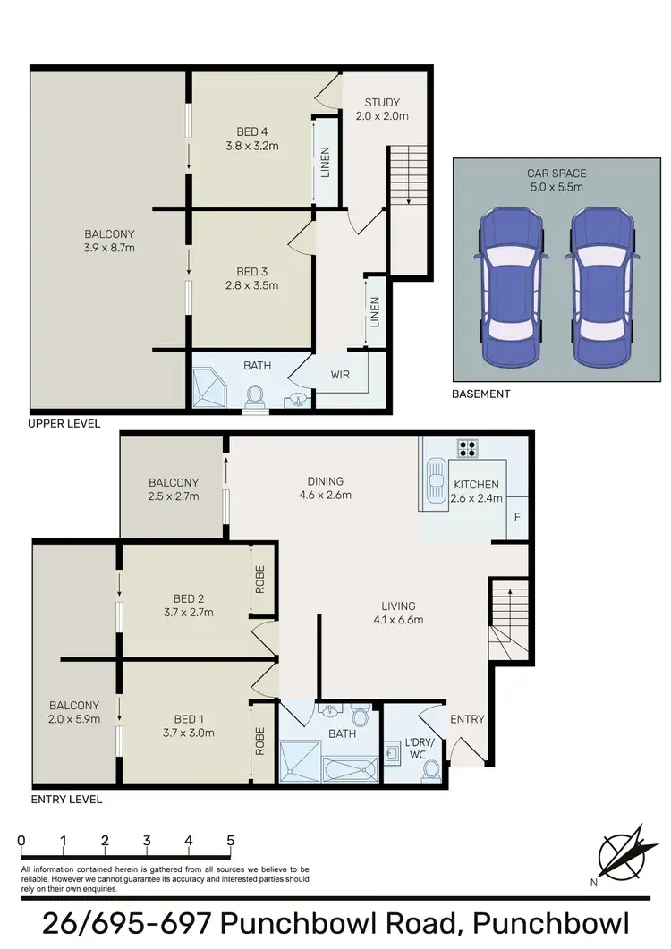 Floorplan of Homely unit listing, 26/695 Punchbowl Road, Punchbowl NSW 2196