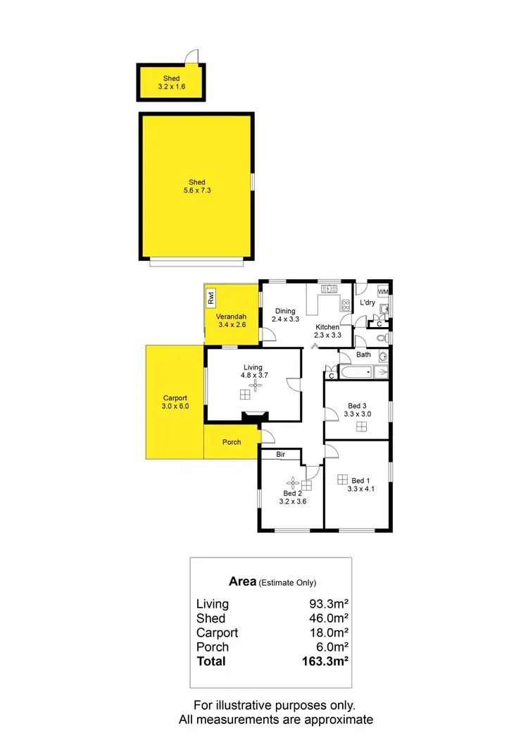 Floorplan of Homely house listing, 11 Kampana Avenue, Glenelg North SA 5045