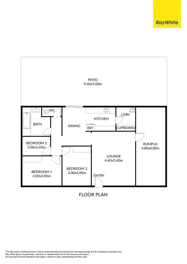 Floorplan of Homely house listing, 5 Morindo Drive, Kirwan QLD 4817