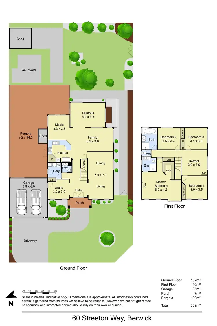 Floorplan of Homely house listing, 60 Streeton Way, Berwick VIC 3806