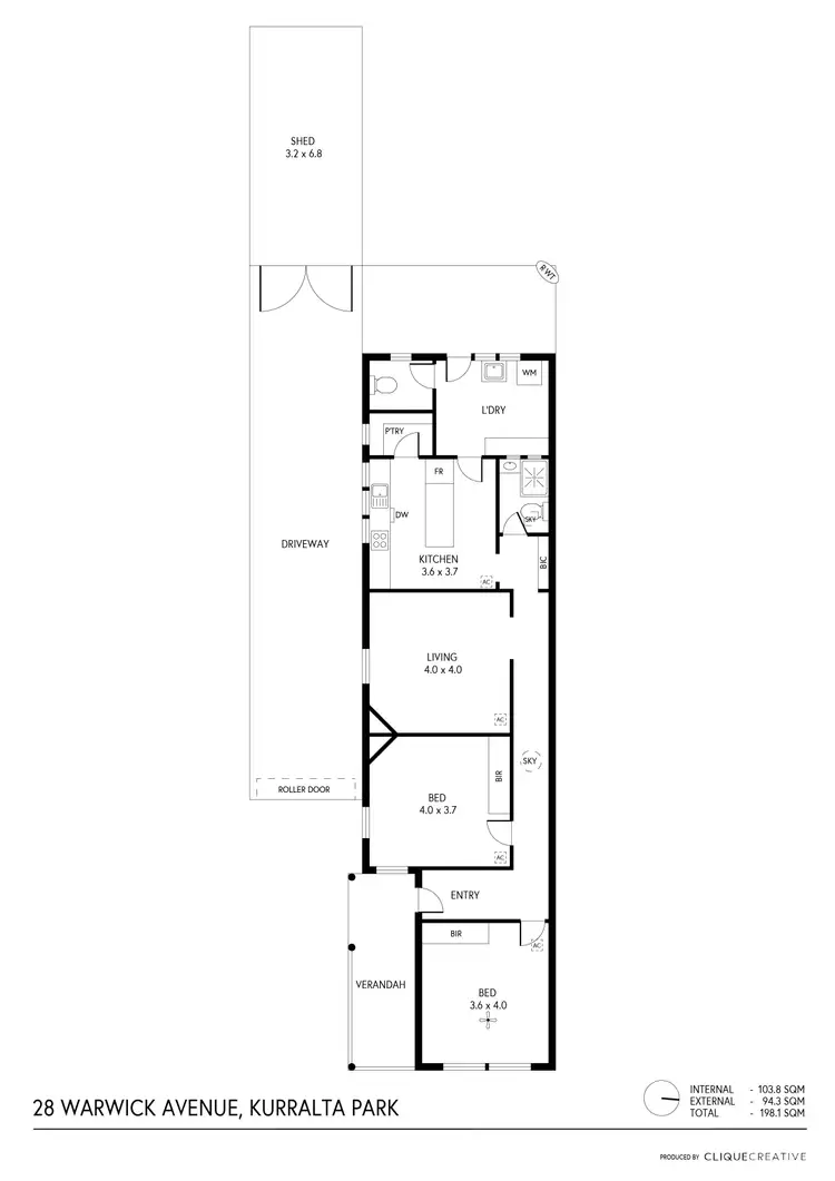 Floorplan of Homely house listing, 28 Warwick Avenue, Kurralta Park SA 5037