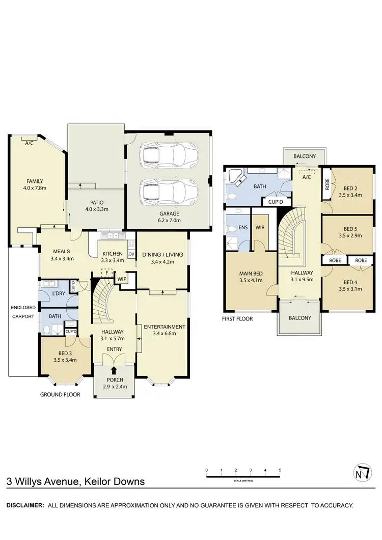 Floorplan of Homely house listing, 3 Willys Avenue, Keilor Downs VIC 3038