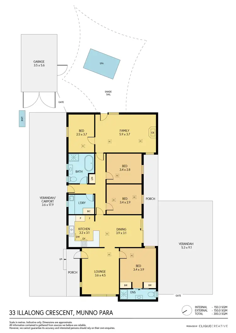 Floorplan of Homely house listing, 33 Illalong Crescent, Munno Para SA 5115
