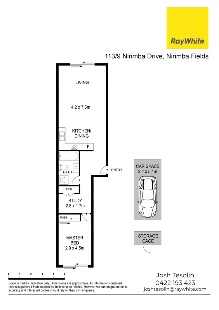 Floorplan of Homely unit listing, 113/9 Nirimba Drive, Quakers Hill NSW 2763