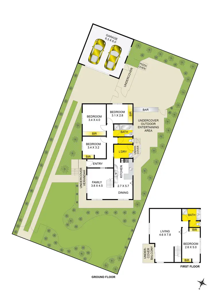 Floorplan of Homely house listing, 63 Peter Street, Grovedale VIC 3216