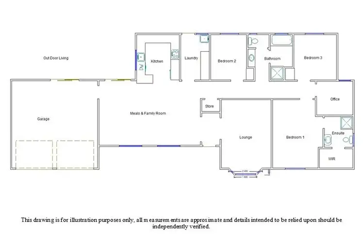 Floorplan of Homely house listing, 9 Milne Street, Bordertown SA 5268