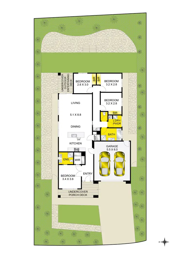 Floorplan of Homely house listing, 11 Narrawong Avenue, Highton VIC 3216