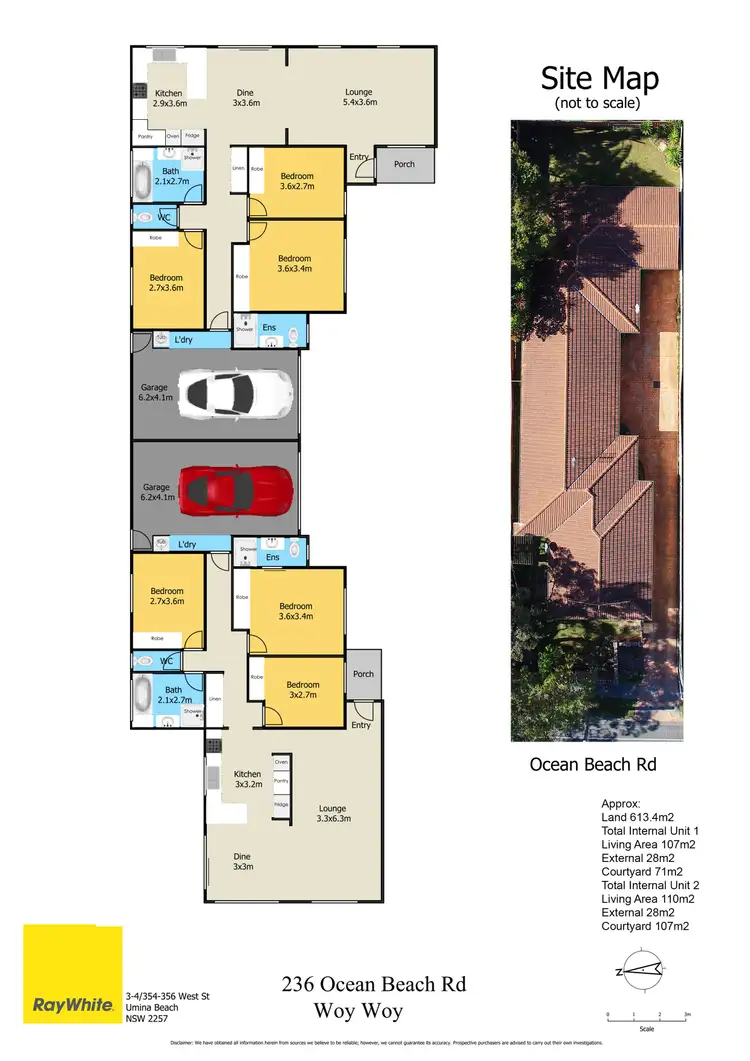 Floorplan of Homely villa listing, 236 Ocean Beach Road, Woy Woy NSW 2256