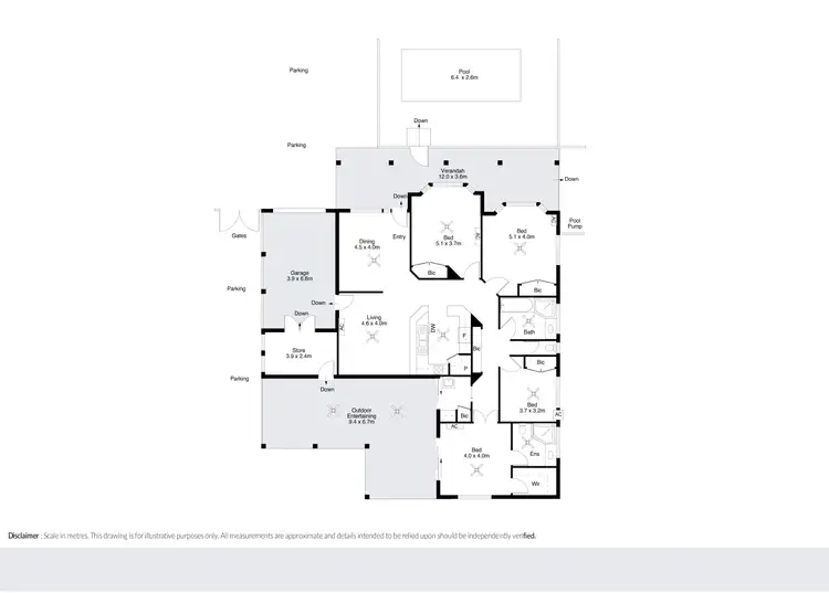Floorplan of Homely house listing, 46 Demco Drive, Broome WA 6725