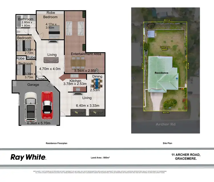 Floorplan of Homely house listing, 11 Archer Road, Gracemere QLD 4702