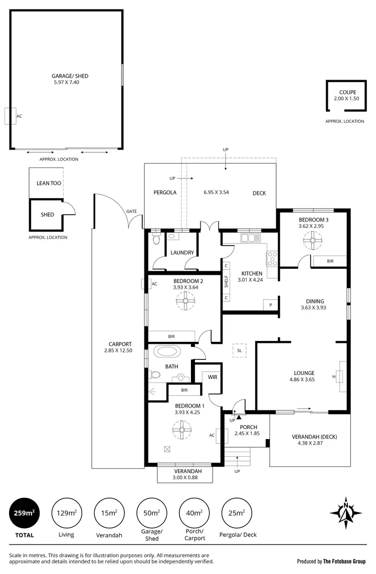 Floorplan of Homely house listing, 9 Fortisgreen Avenue, Pennington SA 5013