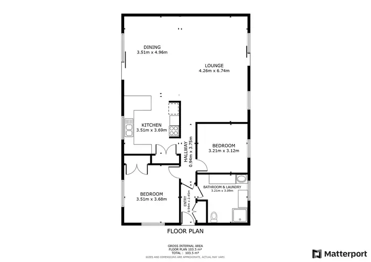 Floorplan of Homely house listing, 328 Gorton Drive, Mystic Park VIC 3579