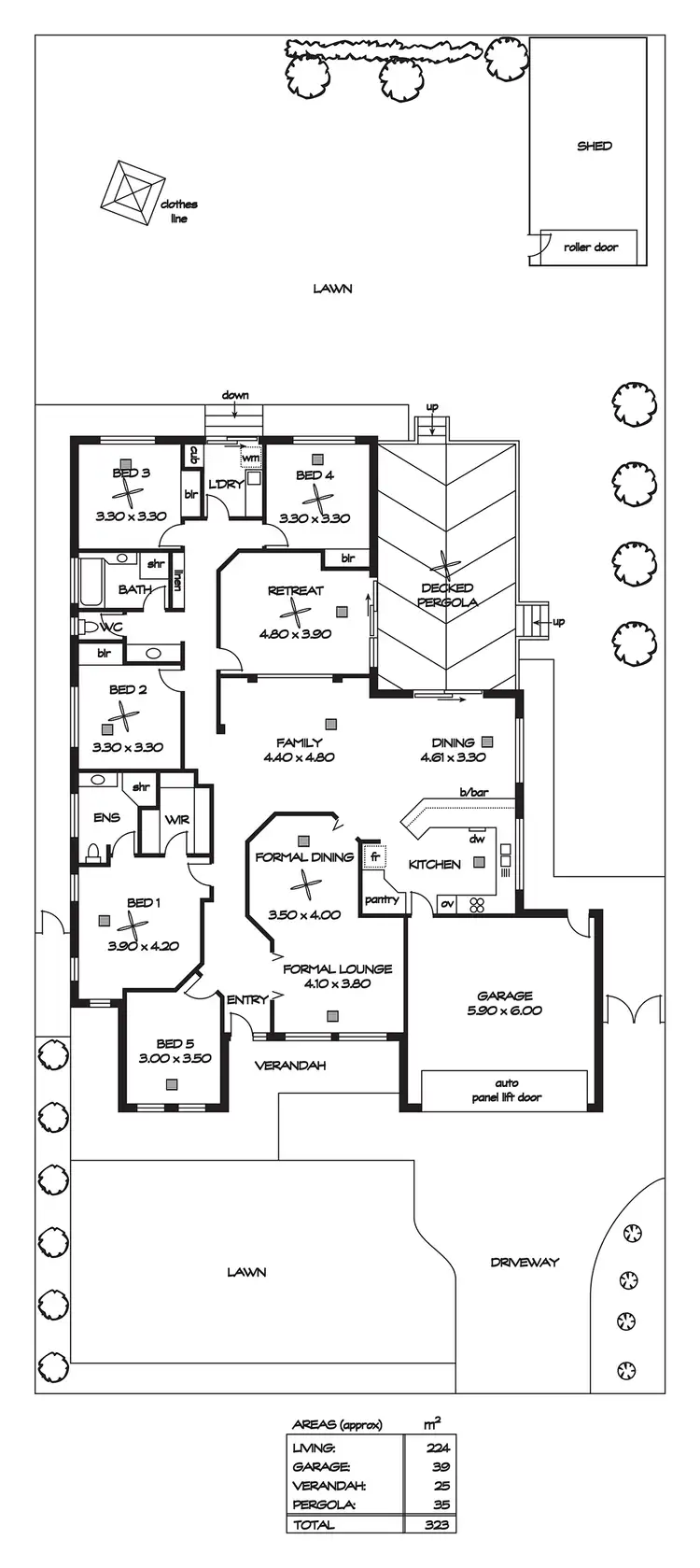 Floorplan of Homely house listing, 26 Tyringa Avenue, Rostrevor SA 5073