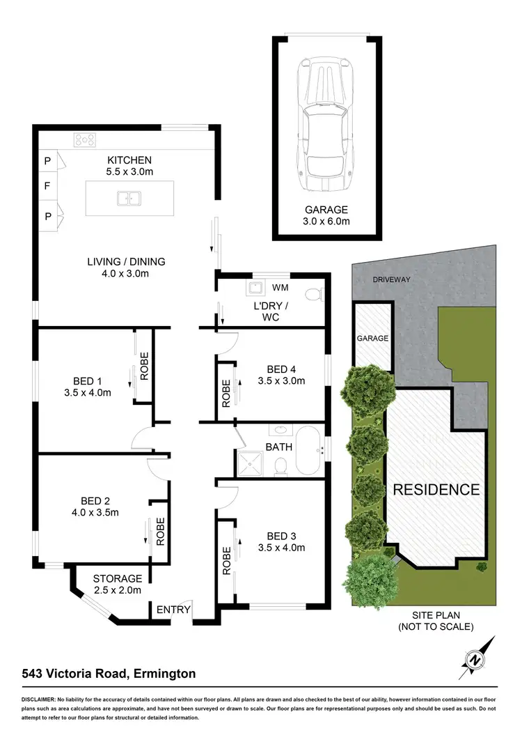 Floorplan of Homely house listing, 543 Victoria Road, Ermington NSW 2115