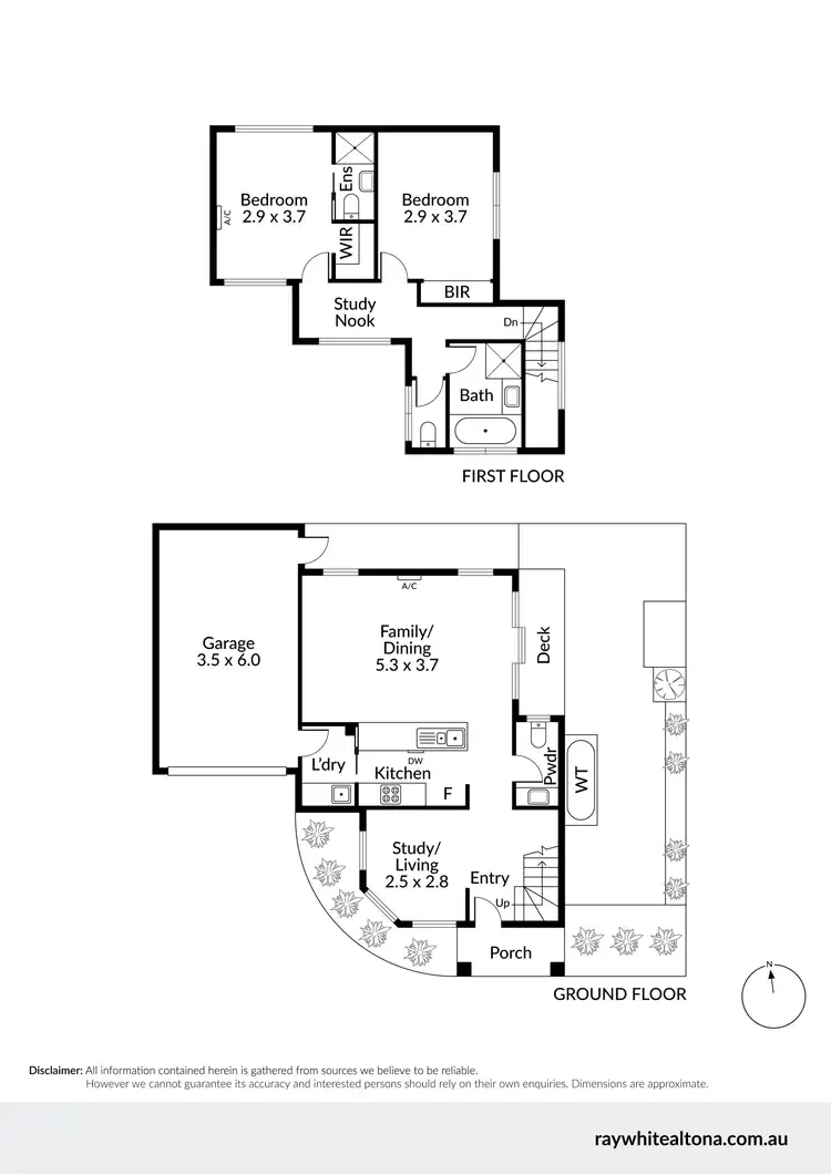 Floorplan of Homely house listing, 2/8 Lynch Road, Brooklyn VIC 3012