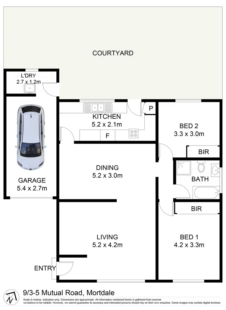 Floorplan of Homely villa listing, 9/3-5 Mutual Road, Mortdale NSW 2223