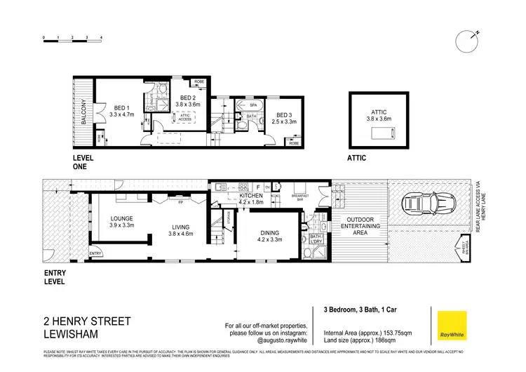 Floorplan of Homely house listing, 2 Henry Street, Lewisham NSW 2049
