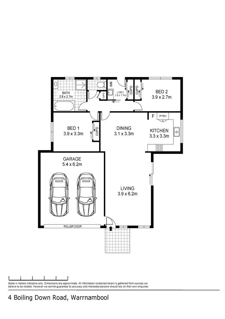 Floorplan of Homely house listing, 4 Boiling Down Road, Warrnambool VIC 3280